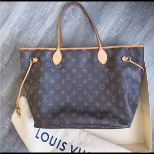 Authentic Louis Vuitton Neverfull MM Tote